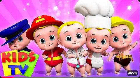 Five Little Babies _ Junior Squad Videos _ Kindergarten Nursery Rhymes For Babies by Kids Tv