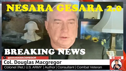 COL. Douglas Macgregor : Gaza a Sideshow; Iran the Main Event.