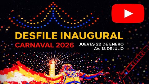 Desfile inaugural de Carnaval 2026 - Montevideo, Uruguay 23 de enero