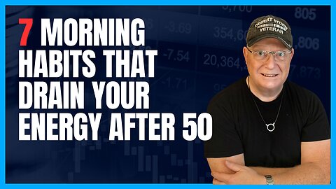 7 Morning Habits That Drain Your Energy After 50