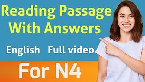 JLPT N4 Reading Practice with Answers