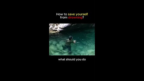 If you can't swim, here's how to save yourself from drowning