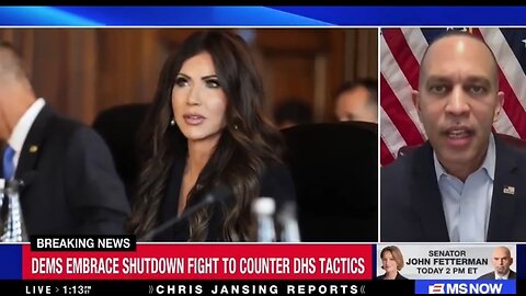 Rep Hakeem Jeffries: Either Fire DHS Secretary or We Will Impeach Her