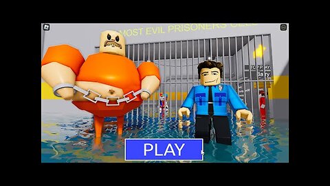 WATER MODE! UPDATE BARRY'S PRISON RUN! And BECAME a BARRY COP #roblox #Obby
