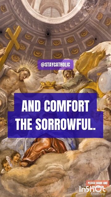 HOLY MARY HELP THE HELPLESS, STRENGTHEN THE FEARFUL & COMFORT THE SORROWFUL #truth #jesus #christ #k