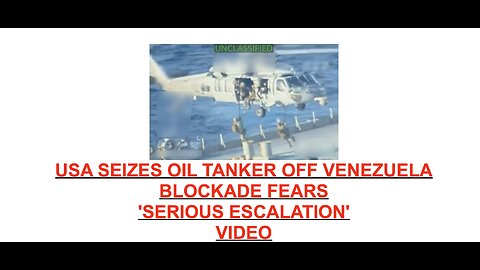 Trump The AntiChrist is Fulfilling What Daniel 8:9 Predicted 2500 Years Ago, Venezuela Tanker Seized