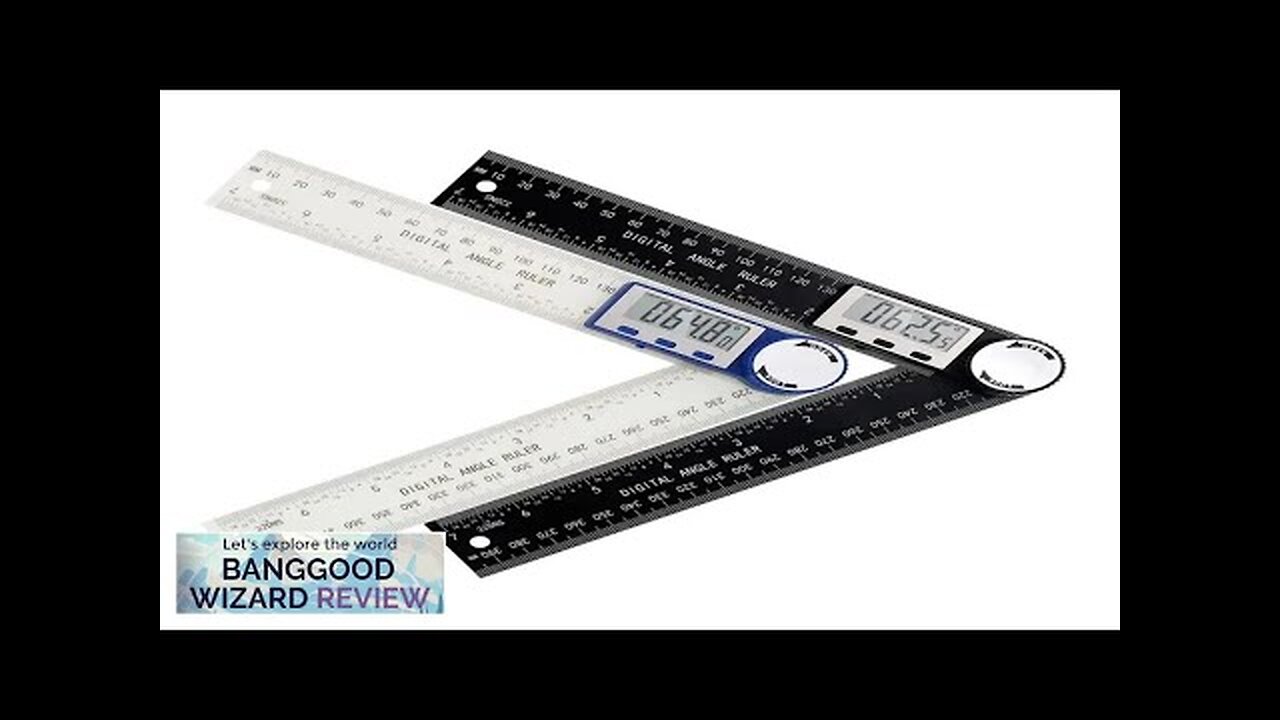 2-in-1 Digital Angle Finder Protractor with 7 Inch/200mm Ruler Spill-Proof Design Review