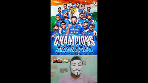 India won the champions trophy 2025 🇮🇳