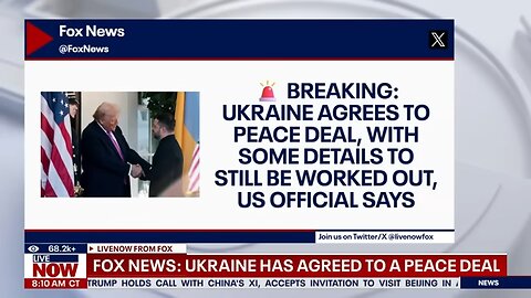 Fox News: Ukraine agrees to peace deal