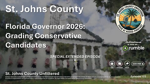 Episode 123 - Florida Governor 2026: Grading Conservative Candidates
