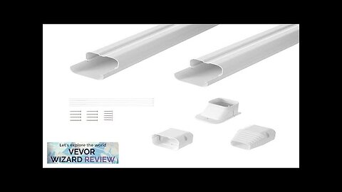 VEVOR Mini Split Line Set Cover 3-inch W 7.4Ft L PVC Decorative Review