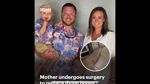Woman's bones 🦴 dying from the VACCINE