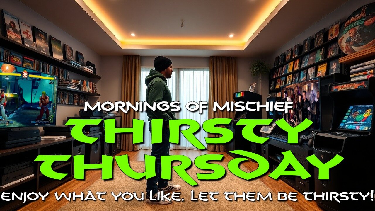 Loki's Mornings of Mischief Thirsty Thursday - Enjoy what you like, let them be THIRSTY!