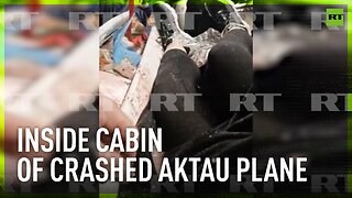 Surviving passenger from Aktau plane crash manages to capture footage of inside cabin