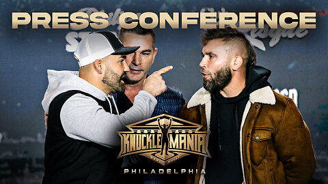 BKFC KNUCKLEMANIA V PHILADELPHIA PRESS CONFERENCE | LIVE!