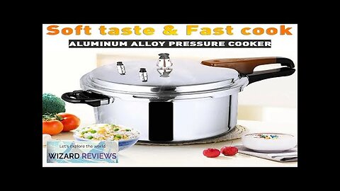 Aluminum Alloy Pressure Cooker Cookware Kitchen 3/4/5L Large Capacity Gas Stove Fast Review