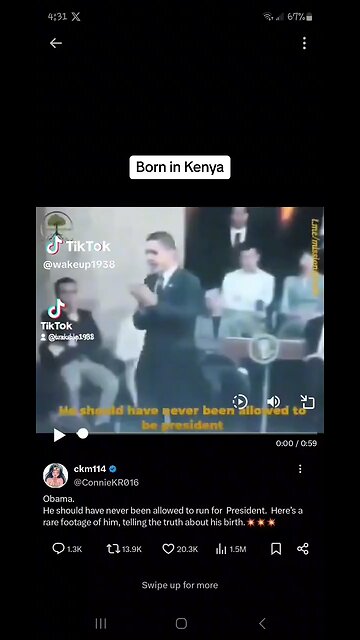 Obama came from Kenya