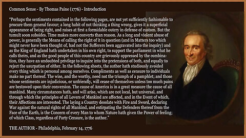Why Thomas Paine's Common Sense Pamphlet Is Important