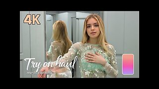 4k try on haul lingerie, micro bikini & see through transparent outfits keep or return haul 2