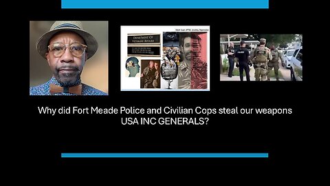 Why did the USA INC with the help of CORVIAS Steal our WEAPONS? Hear Robert and ADA Advocate SPEAK