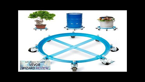 VEVOR 55 Gallon Heavy Duty Drum Dolly 2000lbs Load Capacity Barrel Dolly Review