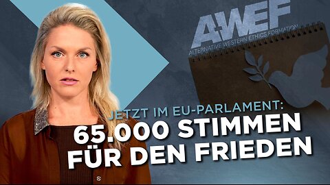 Jetzt wird sie gehört – unsere Botschaft im EU-Parlament Nein zum Krieg