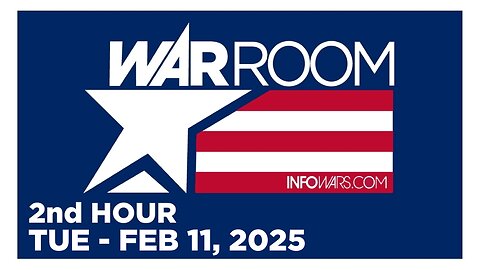 WAR ROOM [2 of 3] Tuesday 2/11/25 PARDONED J6er ELIAS COSTIANES STILL GOING TO PRISON | ROGER STONE