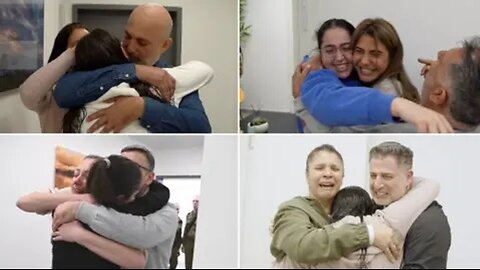 Unimaginable Joy as 4 Israeli Hostages Reunite With Their Parents