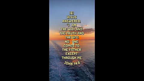 John 14:6 (NIV)