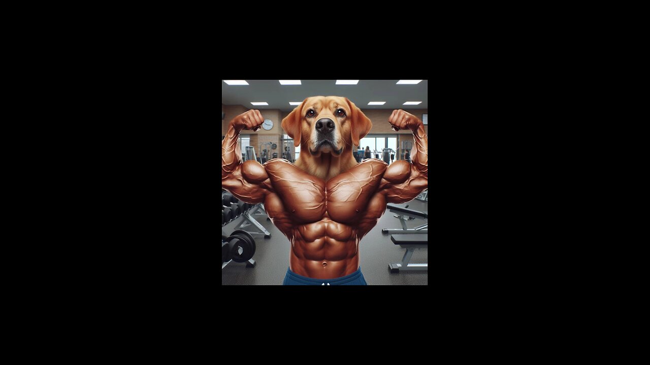 dog bodybuilder