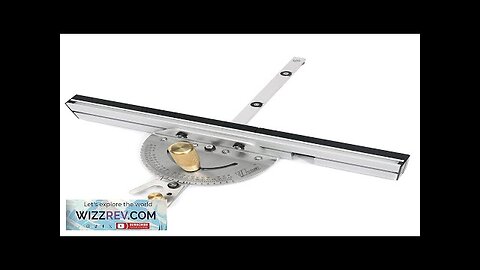 Drillpro Upgraded Brass Handle Miter Gauge Assembly Ruler With T-track for Table Review