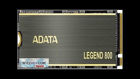 ADATA 1TB SSD Legend 800 NVMe PCIe Gen4 x 4 M.2 2280 Review