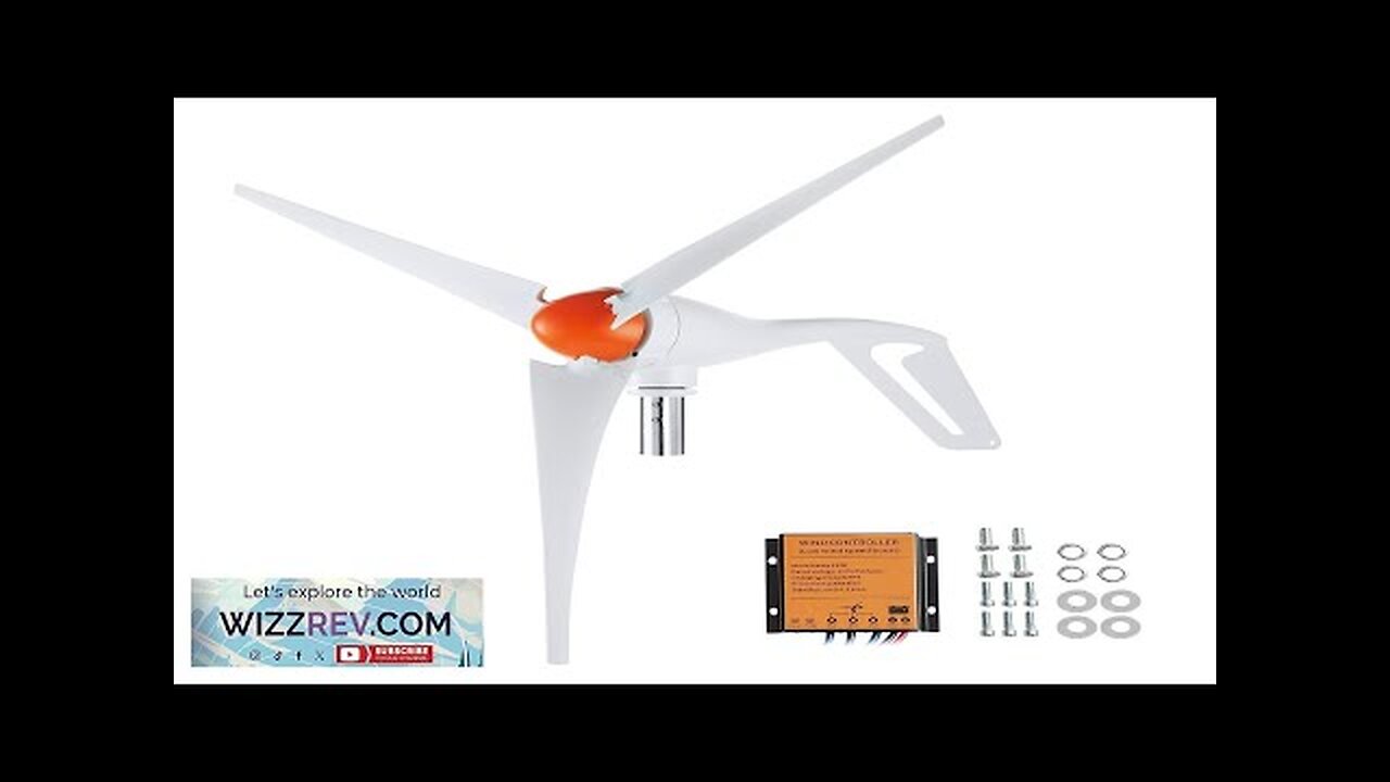 VEVOR 500W Wind Turbine Generator 24V Wind Turbine Kit 3-Blade Wind Power Review