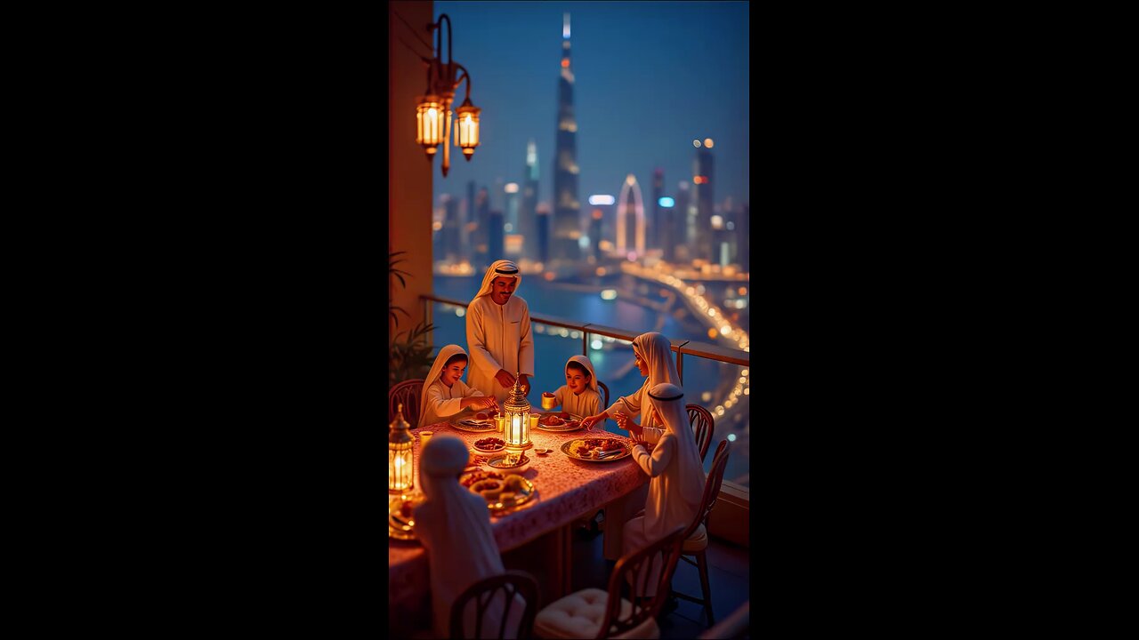 Ramadan Aftari AI Generated Video
