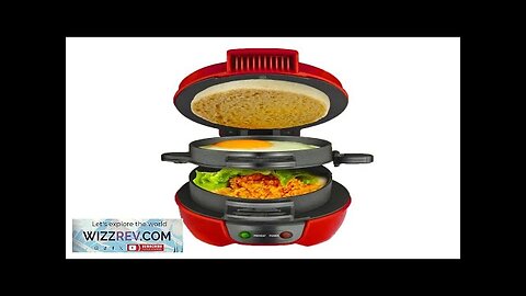 Breakfast Sandwich Maker with Egg Cooker Ring Non Stick Burger Sandwich Omelette Review