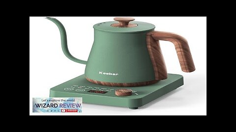 Electric Kettle 1000W Quick Heating Gooseneck Kettles 0.8L/27.05oz 0.8mm Ultra-Fine Spout Review