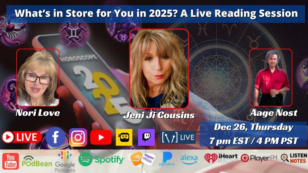 What’s in Store for You in 2025? A Live Reading Session