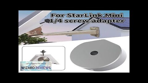 For StarLink Mini 1/4 Screw Adapter Tripod Stability Load Bearing Capacity Height Review