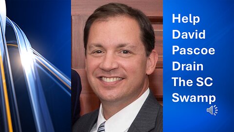 Help David Pascoe Drain the SC Swamp