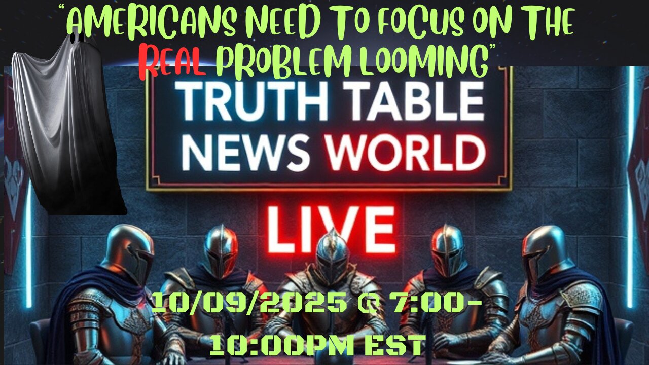"AMERICANS NEED TO FOCUS ON THE REAL PROBLEM LOOMING"