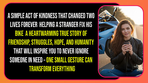 Helping a Stranger Fix His Bike-Help Story Inspired Story
