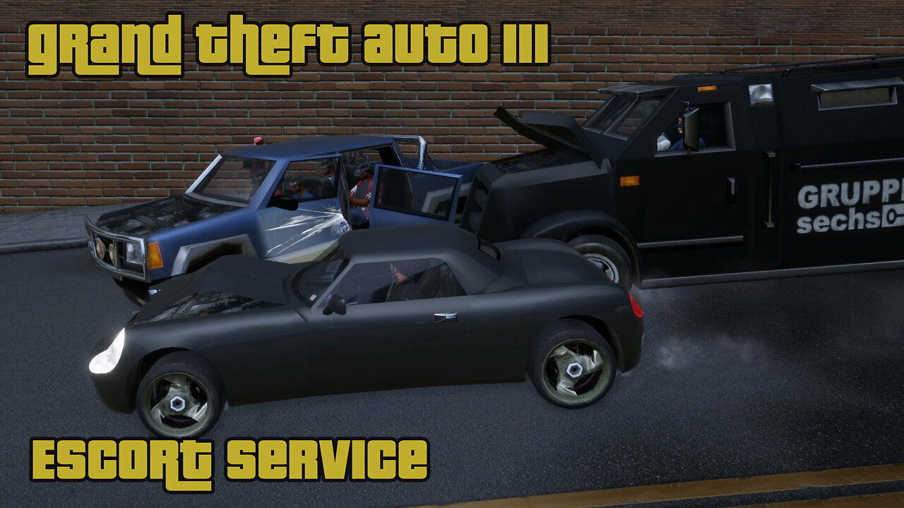 GTA III - The Definitive Edition | Mission #55: ESCORT SERVICE