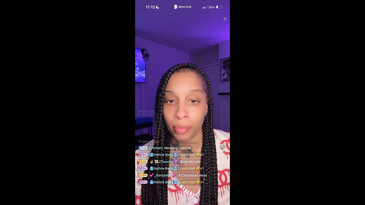 TRAP CECE CHIT CHAT MORNING LIVE BIGO LIVE