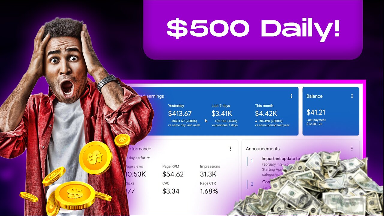 How I Earned $500 Daily On AdSense Loading & Blogging Isn't Dead