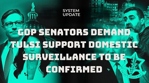 GOP Senators Demand Tulsi Support Domestic Surveillance To Be Confirmed