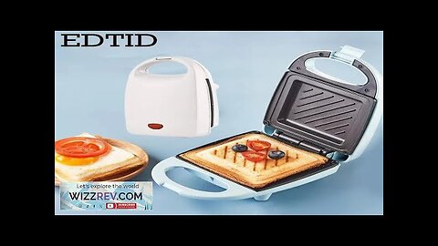 EDTID Electric Sandwich Maker Mini Light Food Bread Muffin Breakfast Machine Egg Review