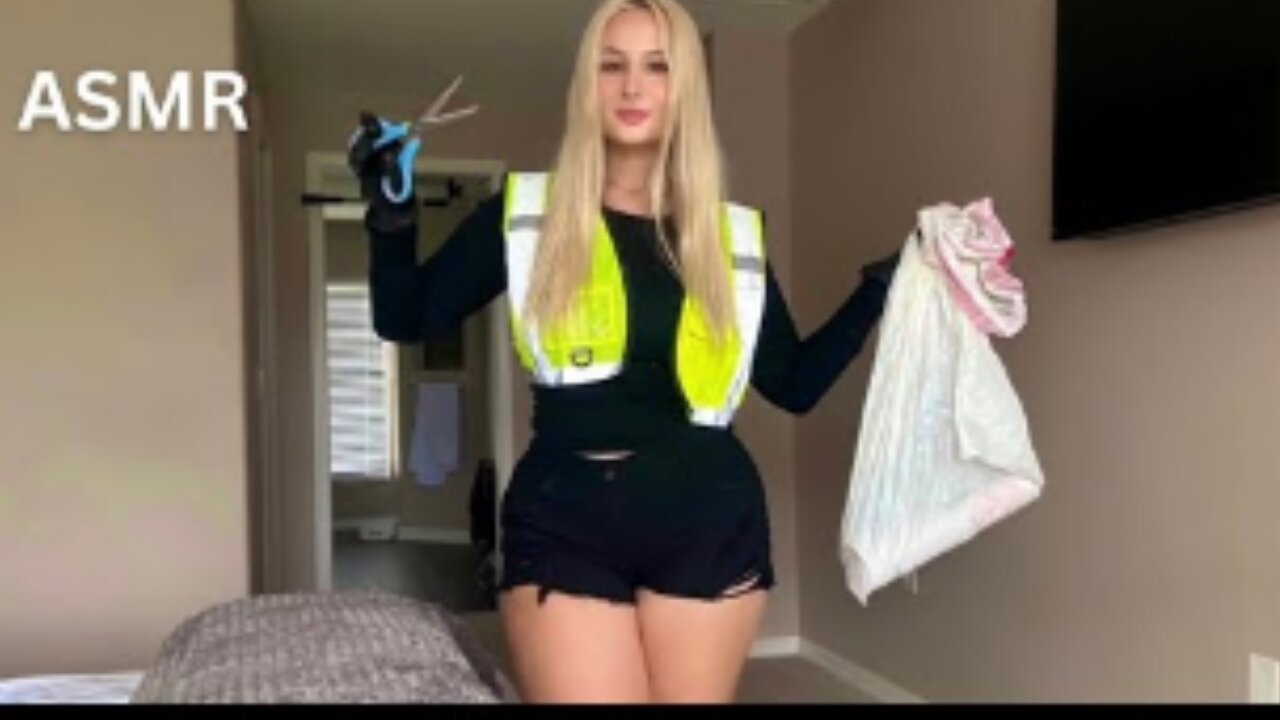 Trash Lady Cuts Your Hair ASMR