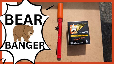 SHOOTING a BEAR BANGER with a Pen Launcher by TRU FLARE