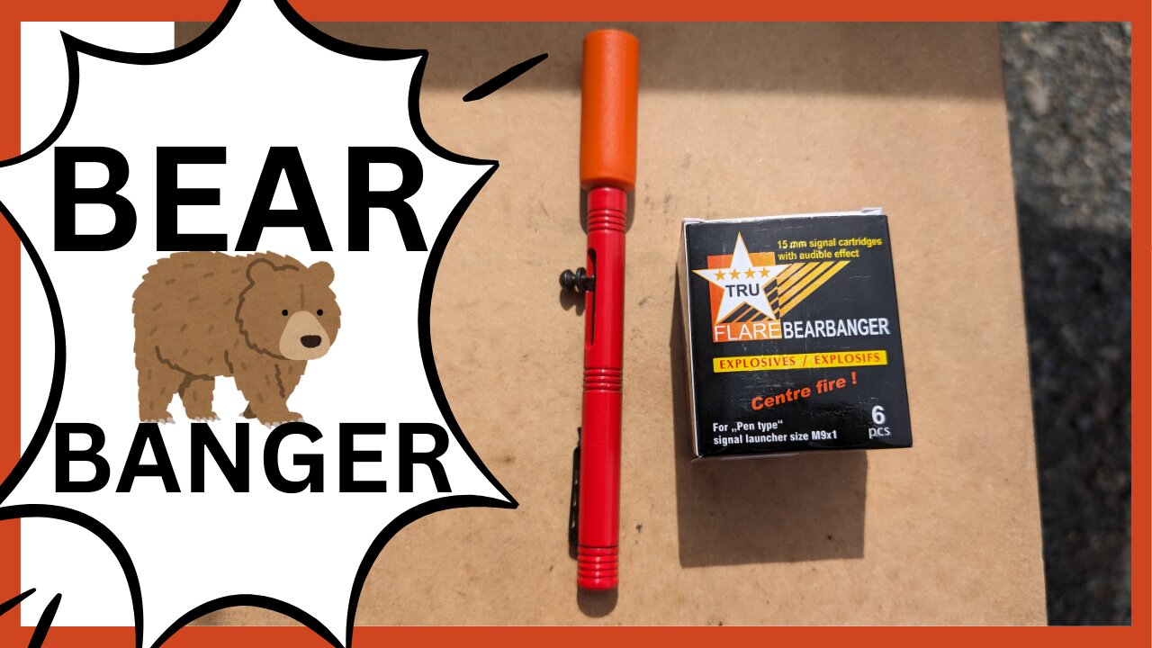 SHOOTING a BEAR BANGER with a Pen Launcher by TRU FLARE