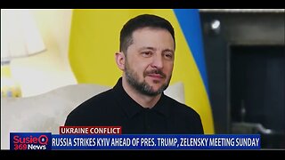 RUSSIA STRIKES KVIV AHEAD OF PRES TRUMP ZELENSKY MEETING SUNDAY